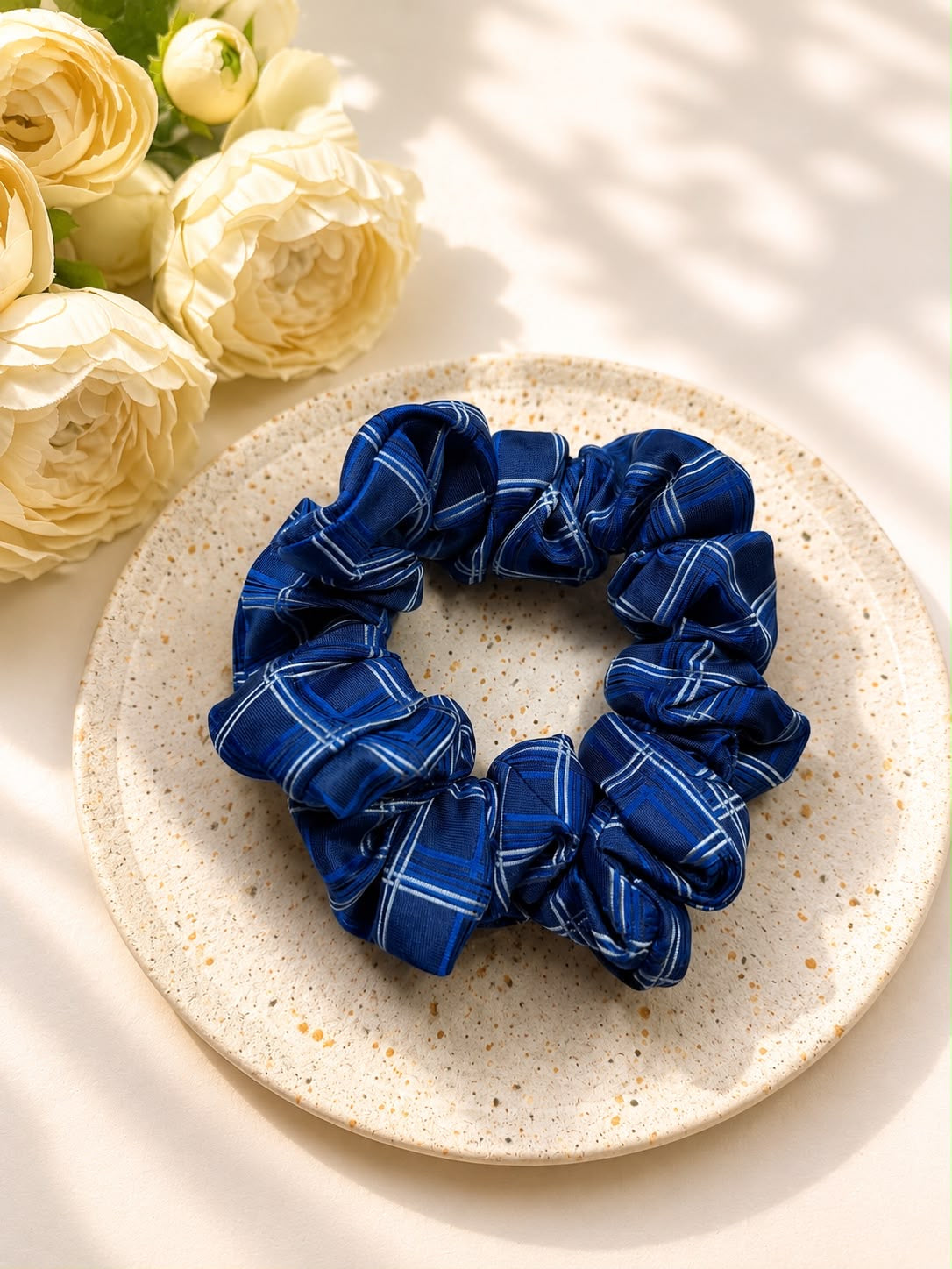 Jedwabna gumka frotka Scrunchie #006
