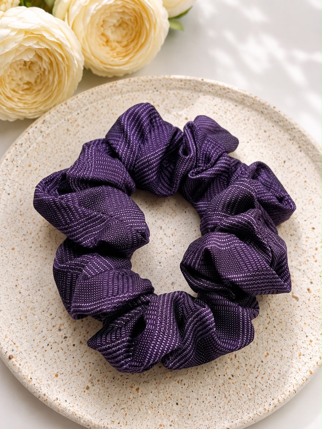 Jedwabna gumka frotka Scrunchie #014