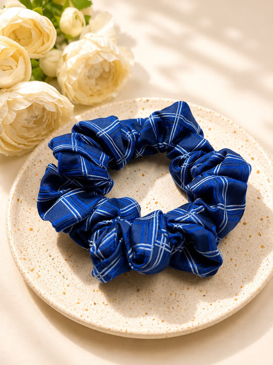 Jedwabna gumka frotka Scrunchie #006
